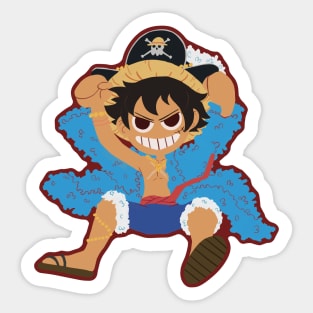 20th Anniversary Luffy Sticker